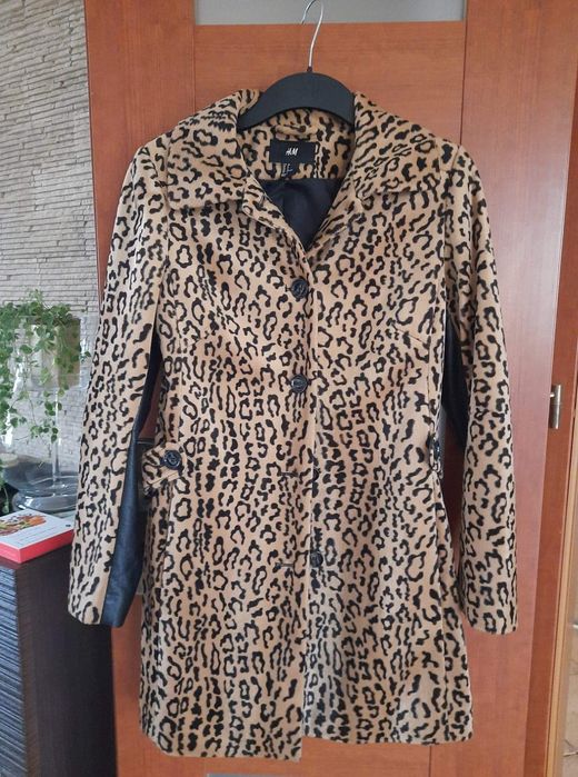 Kurtka w panterkę H&M. Rozmiar 38.