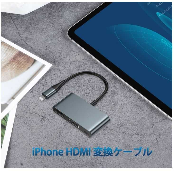 Przejściówka/adapter USB, HDMI, typ C do iPhone