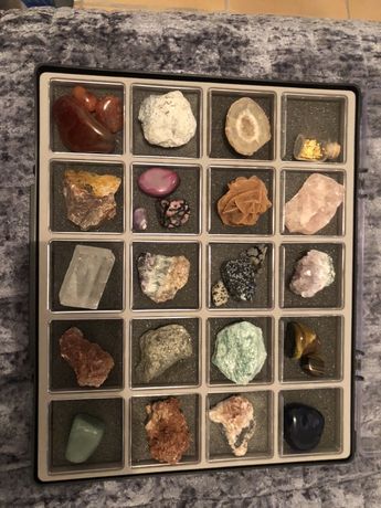 Coleção minerais raros