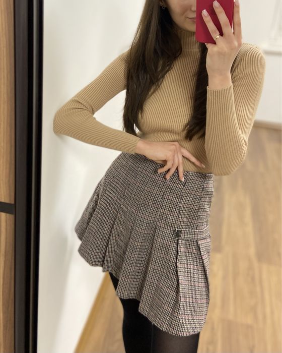 Міні спідниця у складку