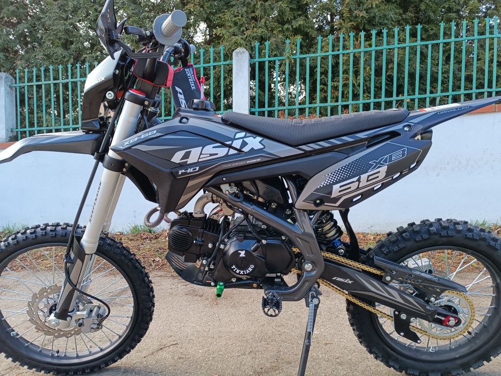 Porządny NOWY CROSS ASIX 125 lub 140 Duże KOŁA 16/19cali lub 14/17 RAT