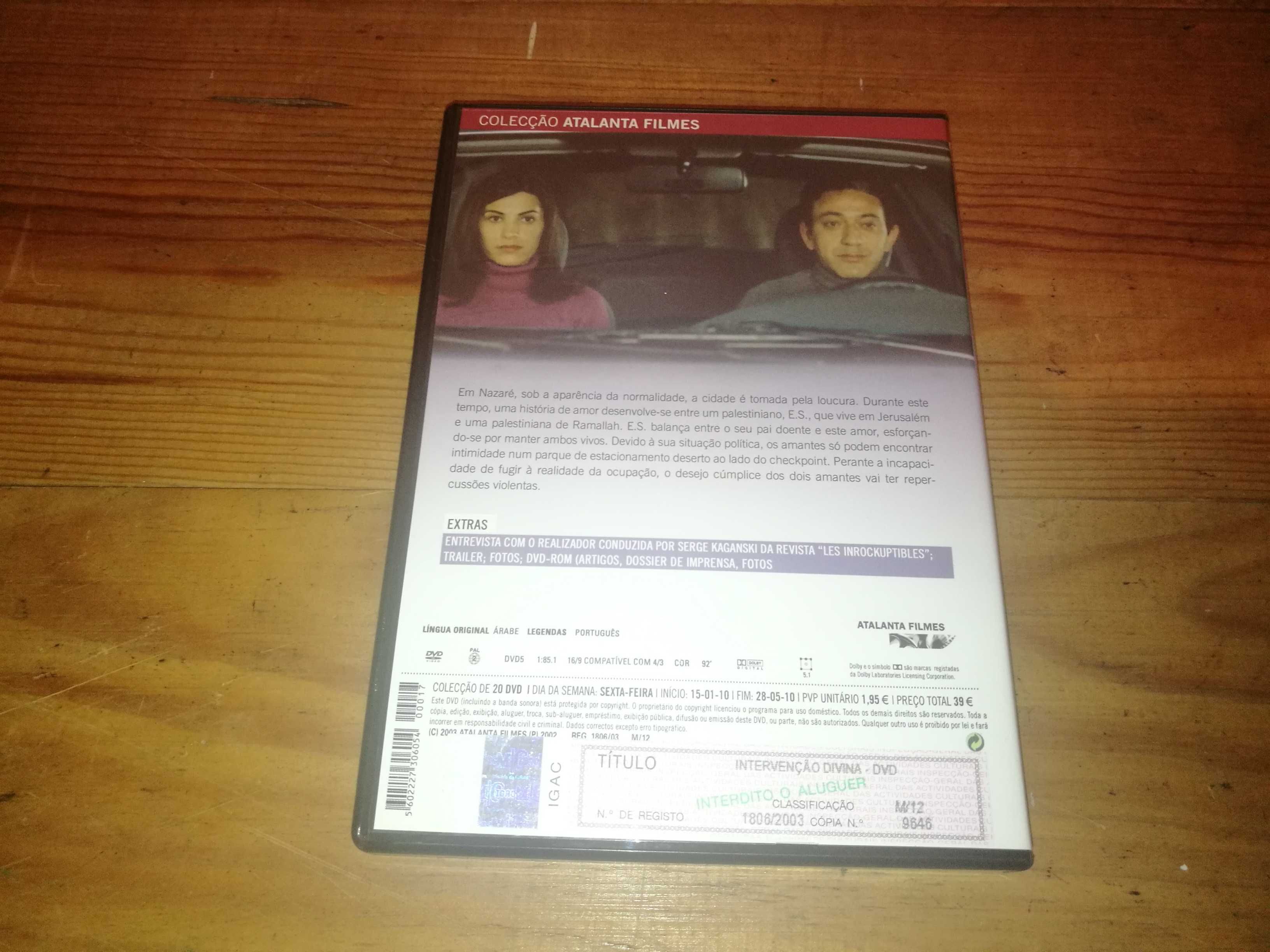 INTERVENÇÃO DIVINA 	DVD (legendagem em Português)