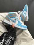 Кросівки Nike Air Jordan 1 High Blue/Grey premium