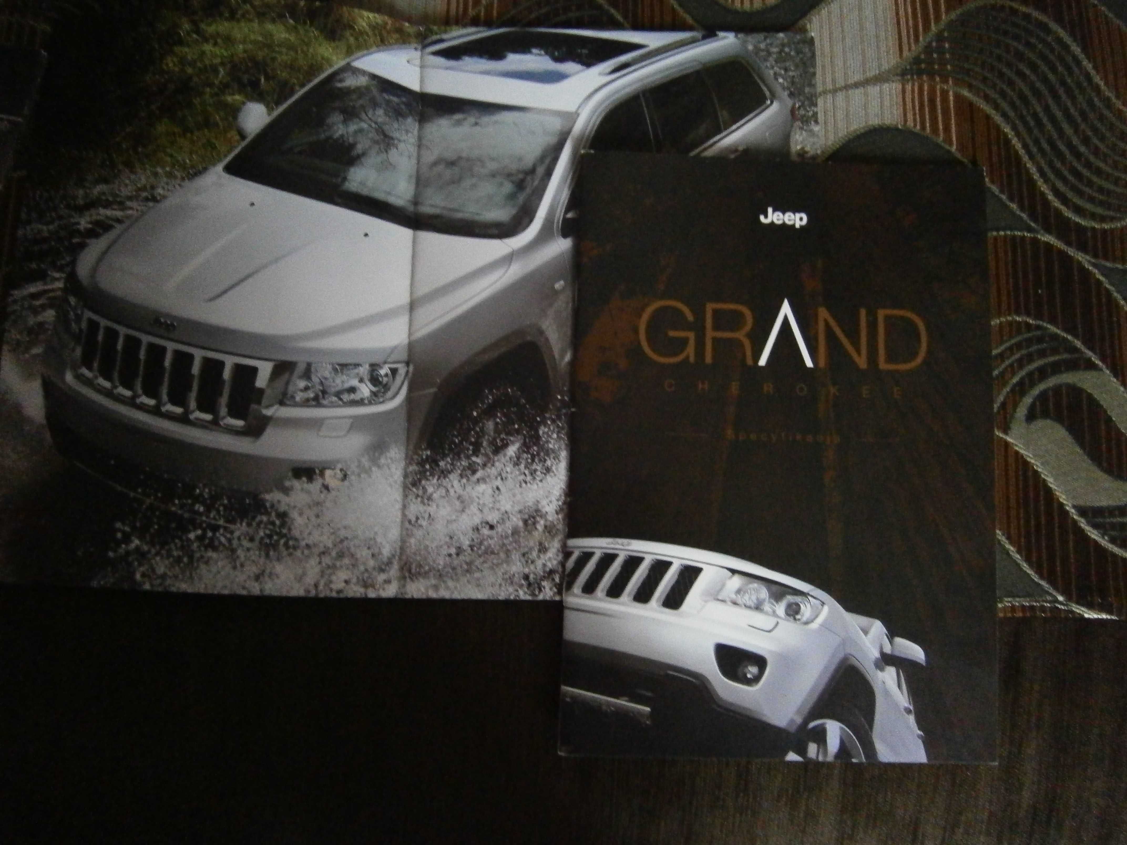 Folder prospekt Jeep Grand Cherokee WK2
