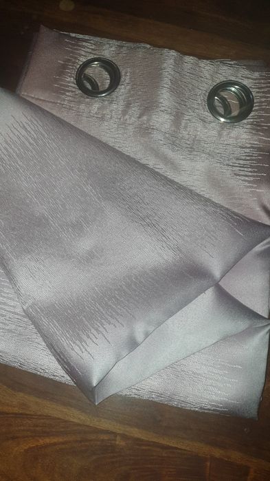 Zasłony na koła  bladoróżowe 140x40