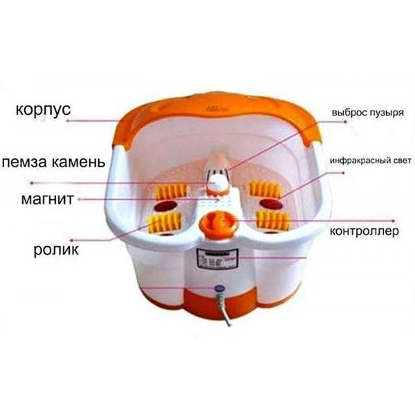 Гидромассажная ножная ванна Footbath Massager ванна массажер с подогре