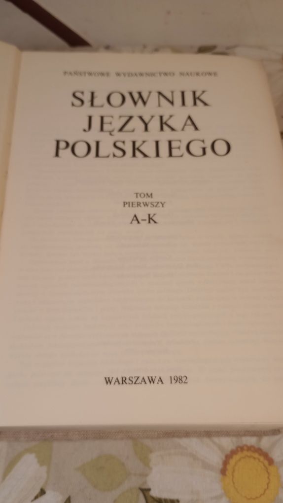 Słownik języka polskiego. PWN. I+II+III tom