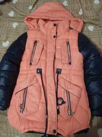 Куртка пальто на дівчинку 128р