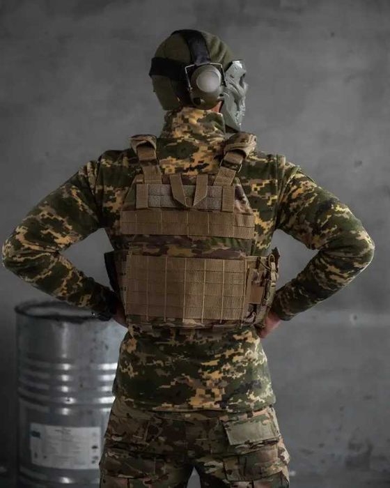 Плитоноска Single Sword Мультикам Cordura Піксель опт дроп