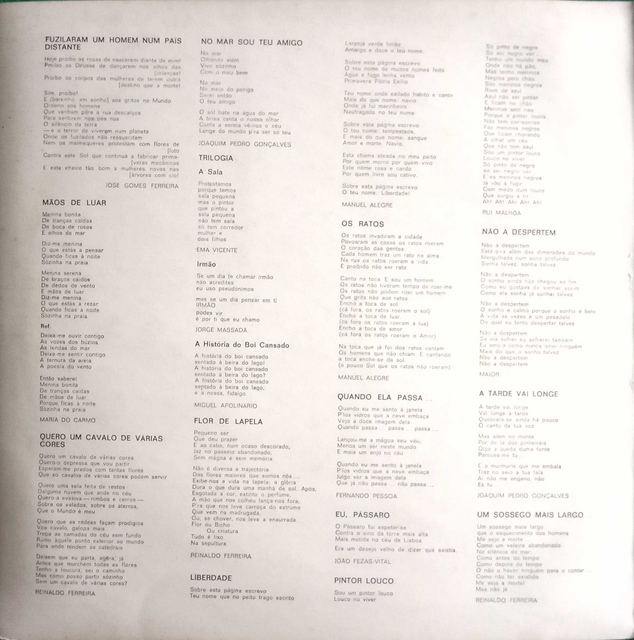 João Maria Tudella	- - - - -	Tudella	- - - - -	LP
