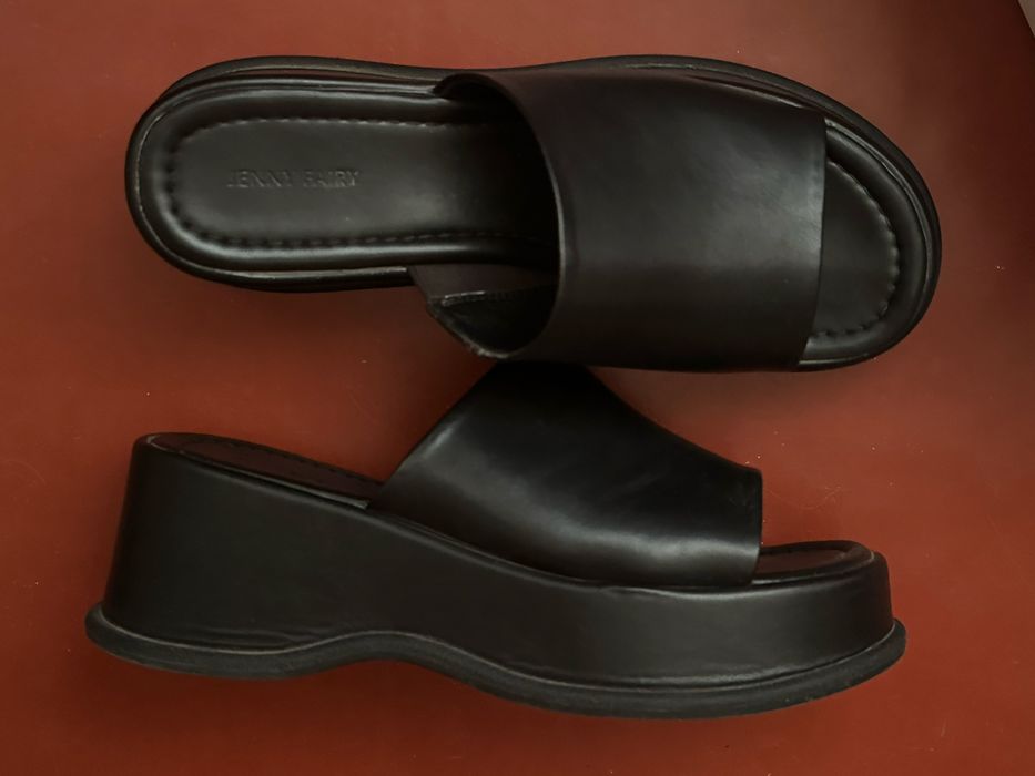 Сабо на платформе шлепанцы