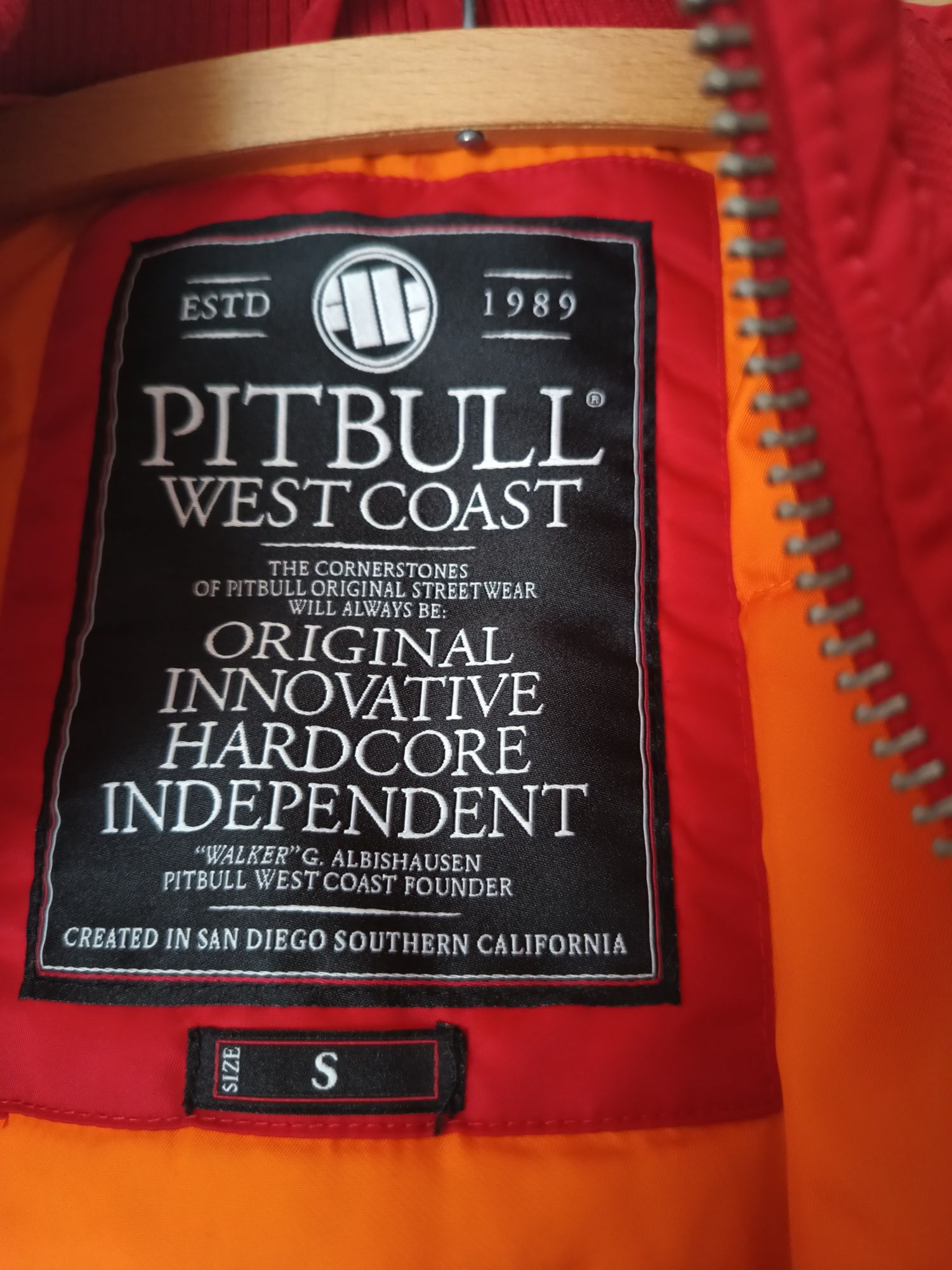 Kurtka zimowa typu bomber Pitbull