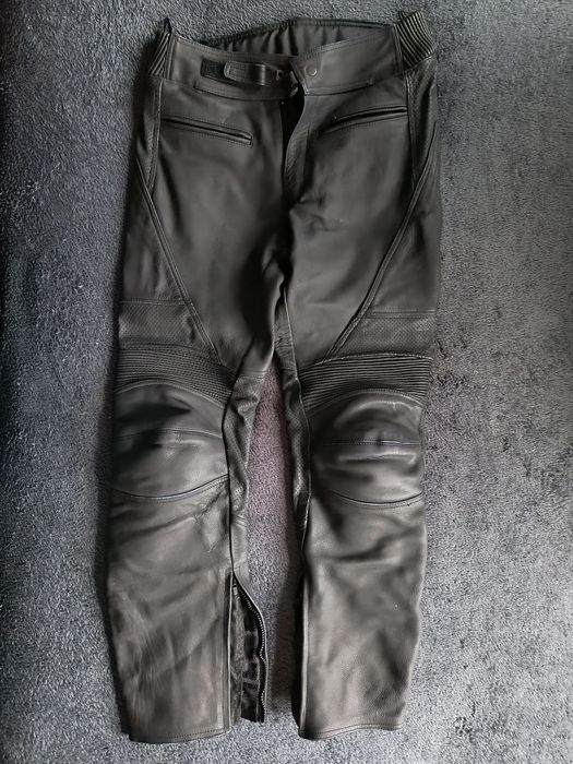 Кожані байкерські мотоштани 30 розмір