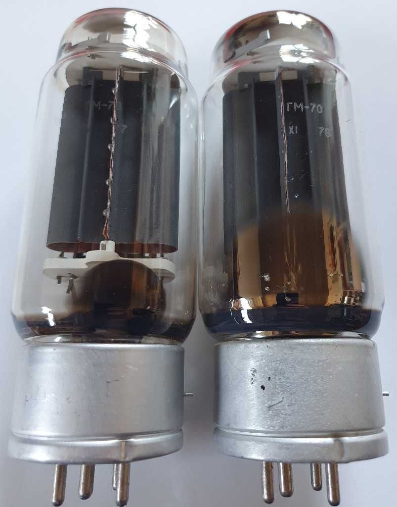 GM70 Miedziane x2 Lampy elektronowe
