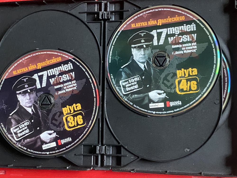 Kolekcja 6 płyt DVD -„17 mgnień wiosny”