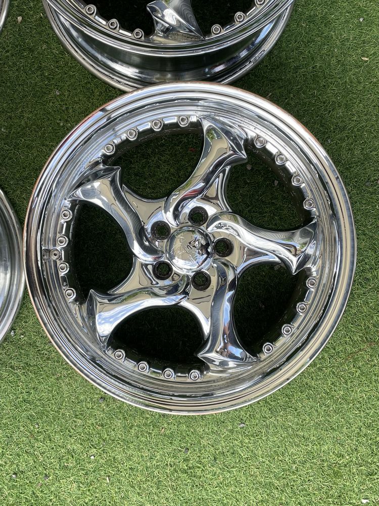 Диски Хром різноширокі Keskin KT7 5x100 R17 8J/9J_VW Audi Skoda Subaru