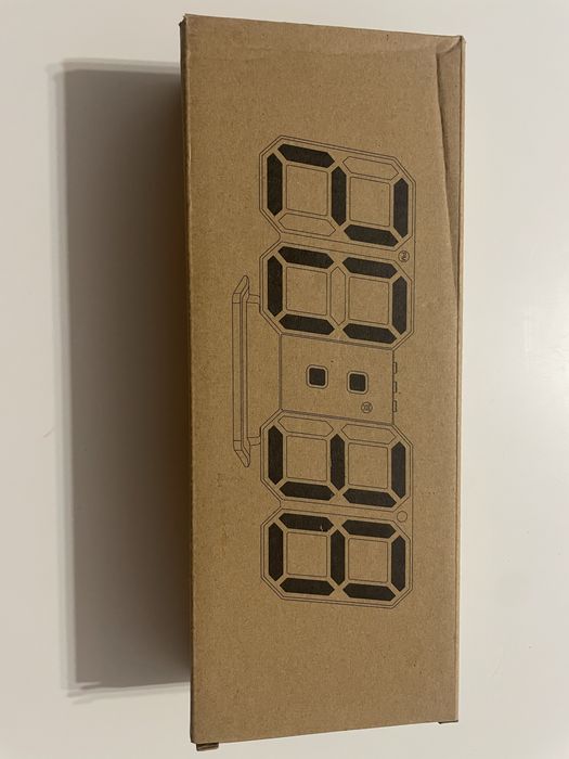 Zegar LED biurkowy – nowoczesny design, duży wyświetlacz *20