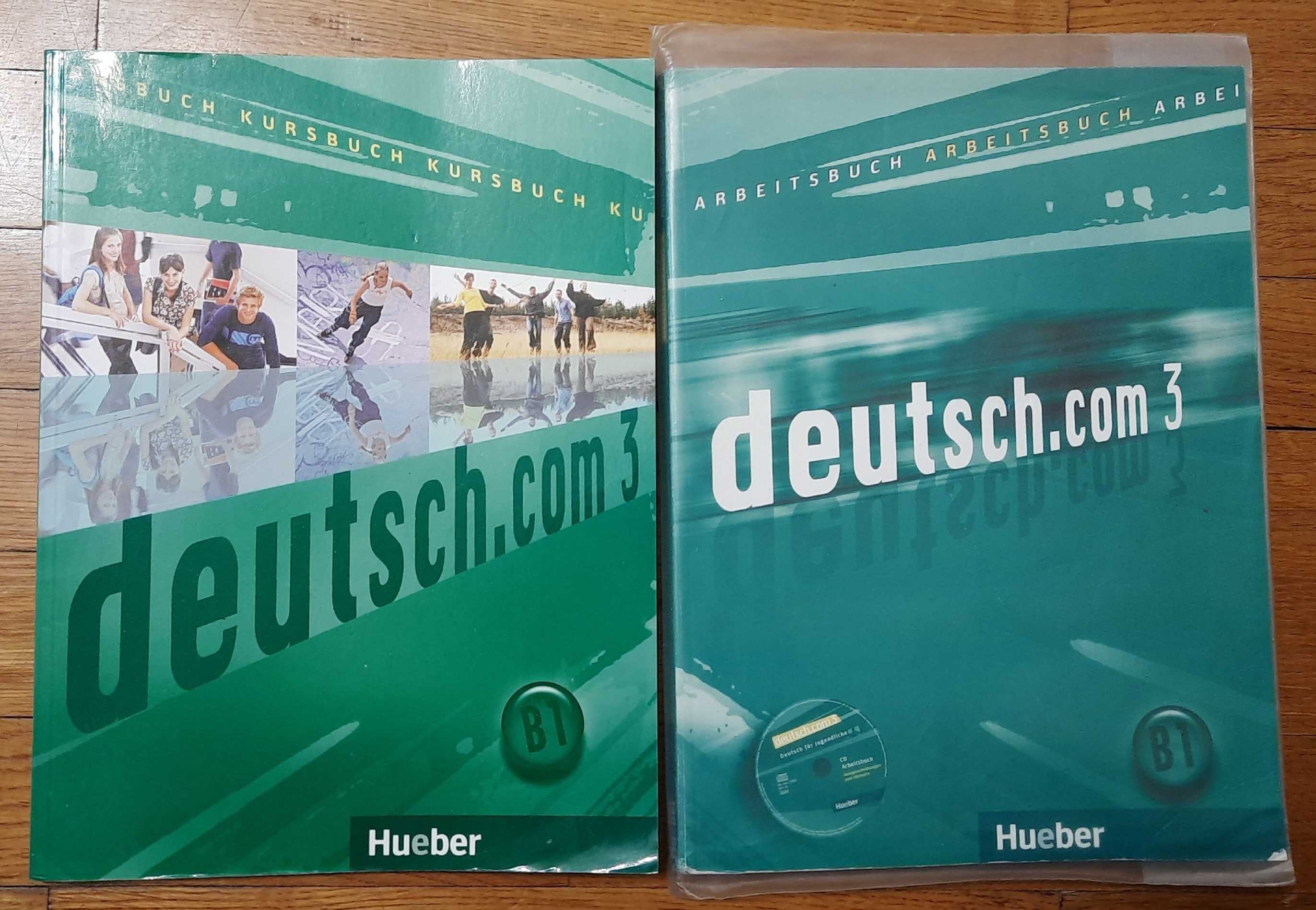 Deutsch.com 3 Kursbuch + Arbeitsbuch + диск