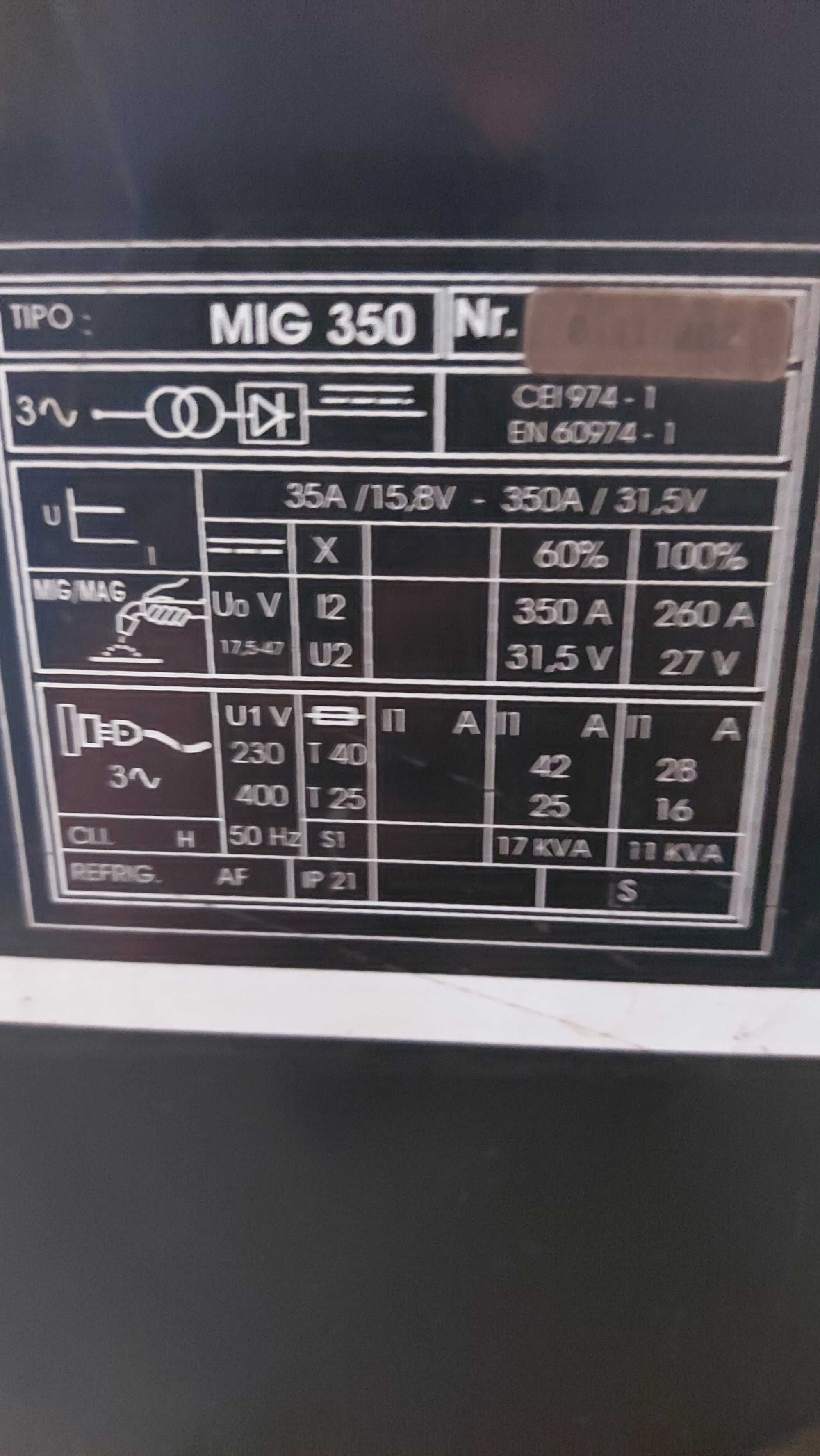 Soldador Electrex Mig353B