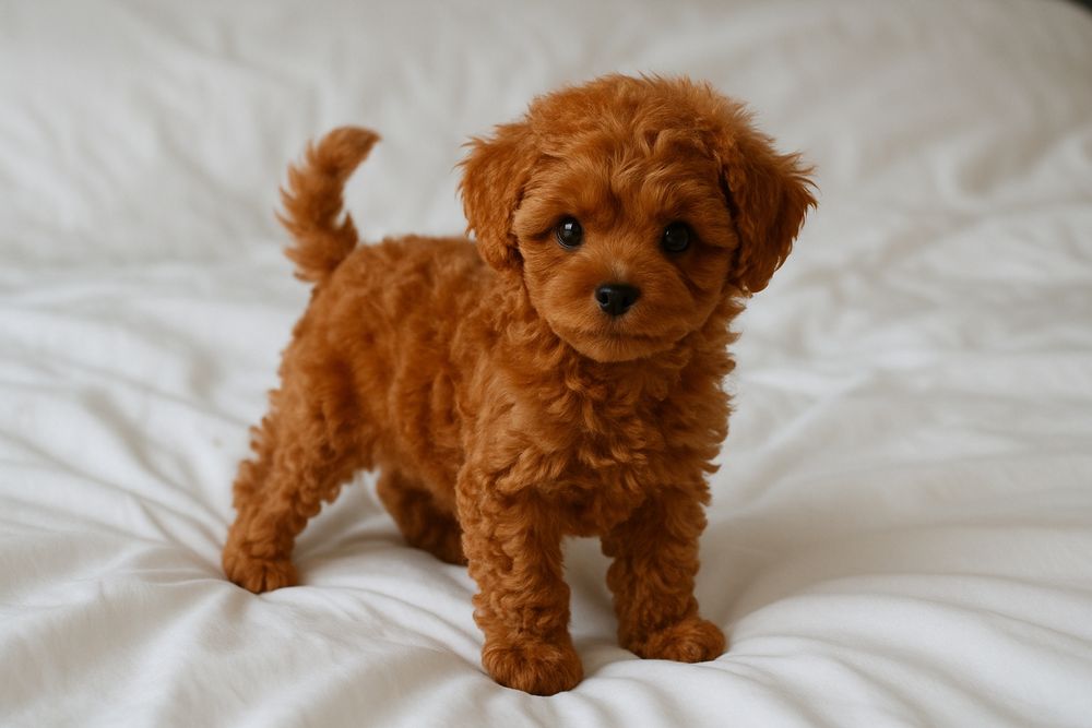 Pudel Toy tea cup. Chłopczyk. Czytaj opis