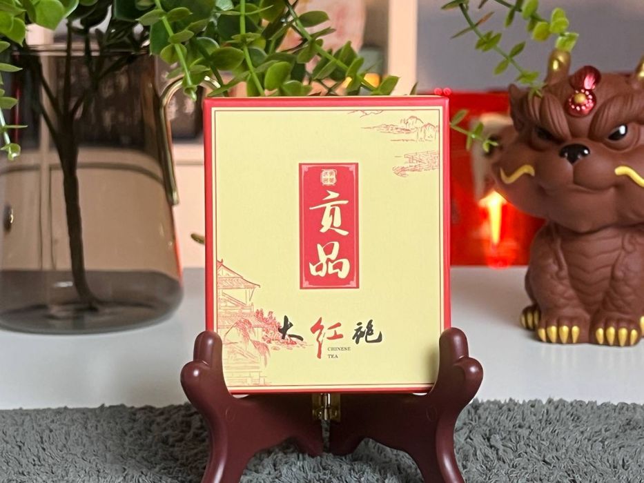 Китайський натуральний чай Да Хун Пао повіт Уїшань, цегла 50 грам
