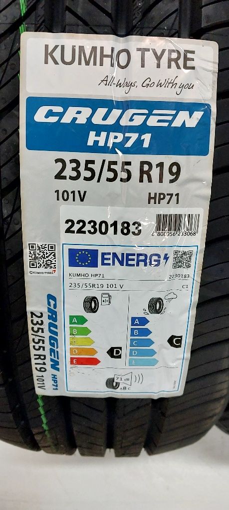 Opony 235/55/19 Kumho Tyre Crugen HP71