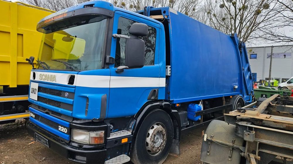 Scania 94D  Scania 94D śmieciarka NTM