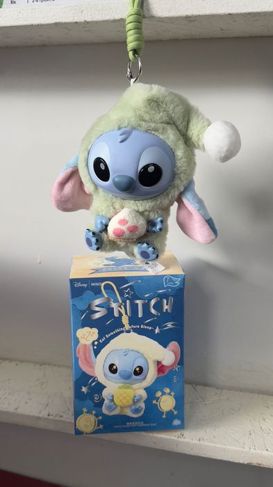 М'яка іграшка Стіч сюрприз Stich Labubu Лабубу брелок Стич