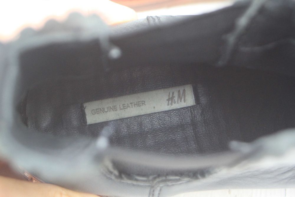 Черевики челсі H&M шкіра Швеція 37р ботинки челси