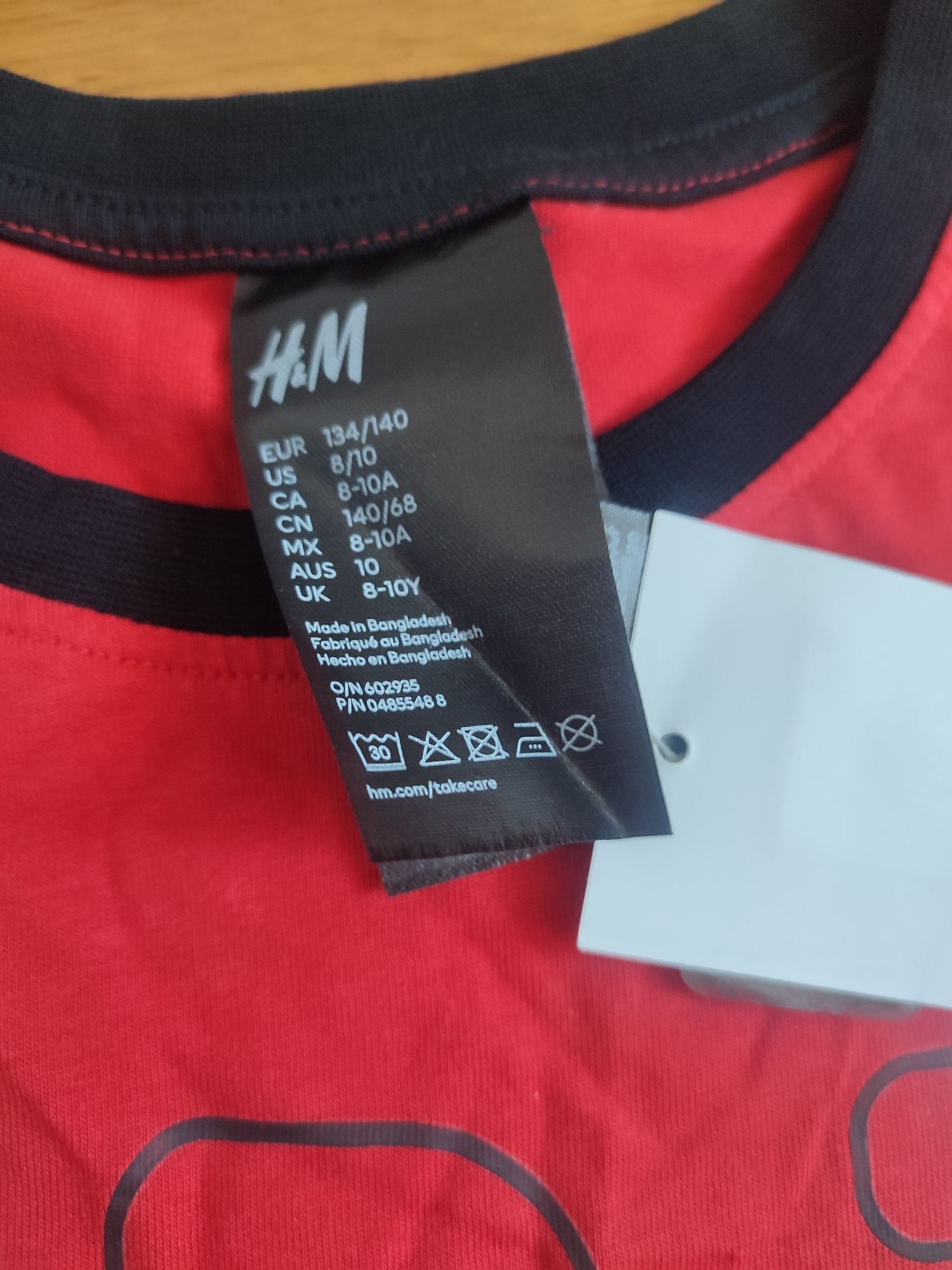 H&M piżama nowa strażak chłopiec r. 134/140