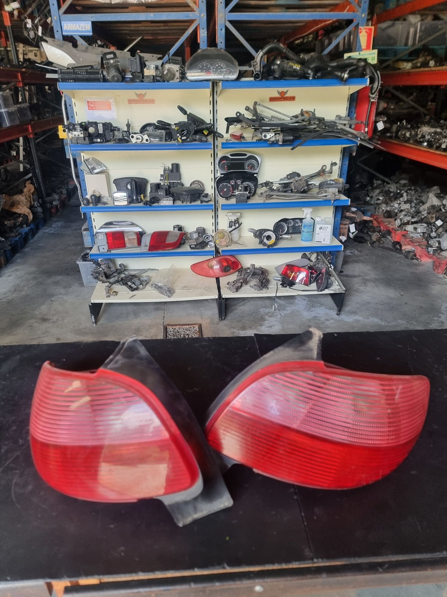 Farolins traseiros Peugeot 206