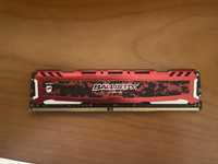 Memória RAM Ballistix Sport LT Red 16GB DDR4