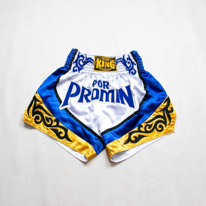 Top King Boxing shorty do muay thai XL satynowe