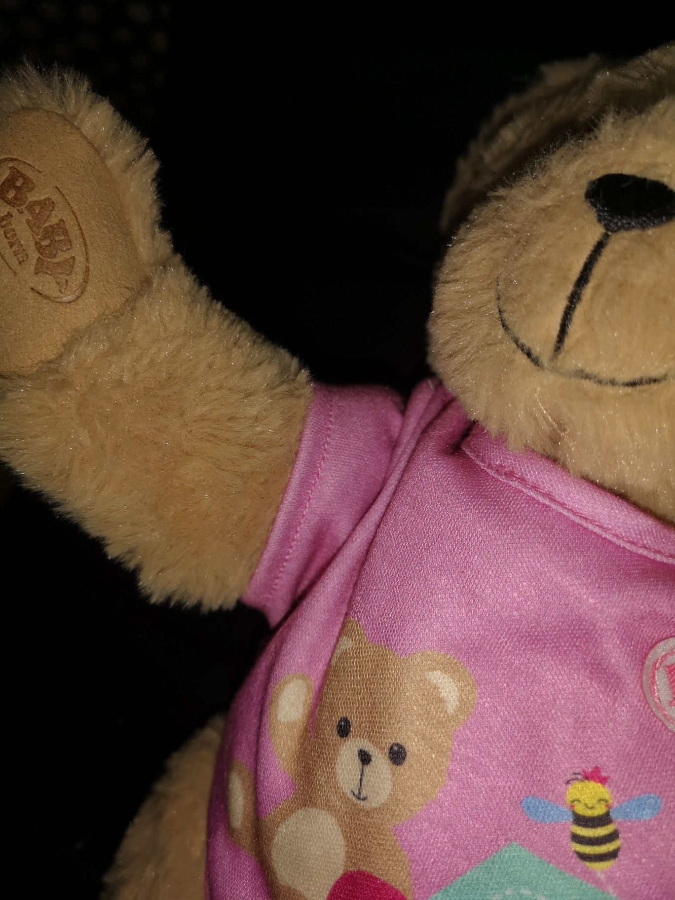 Baby Born miś niedźwiadek w różowym ubranku