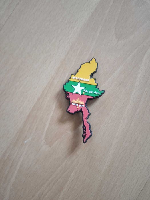 Magnes Myanmar, magnes na lodówkę, lekki