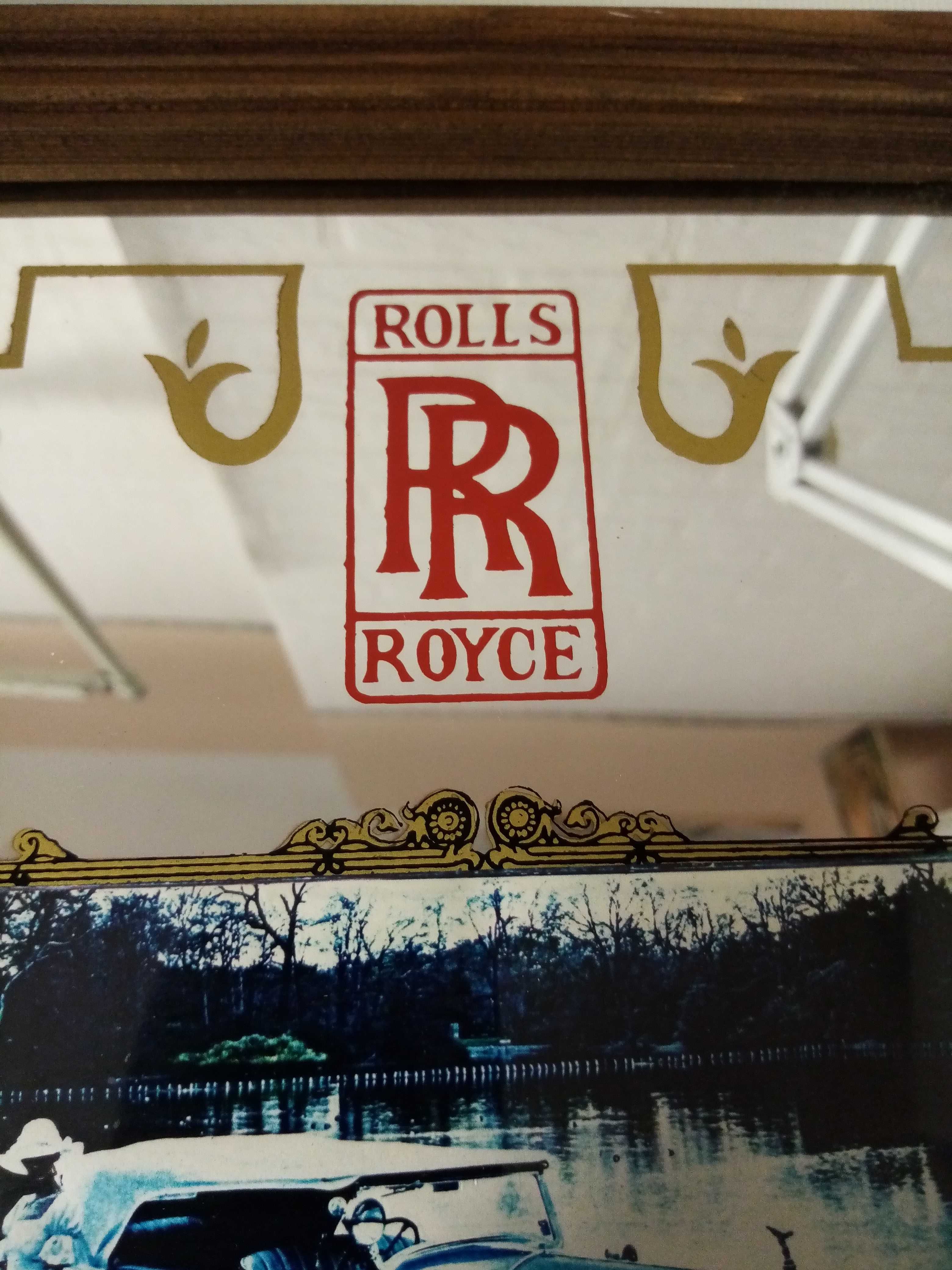 Obraz na lustrze Rolls Royce.