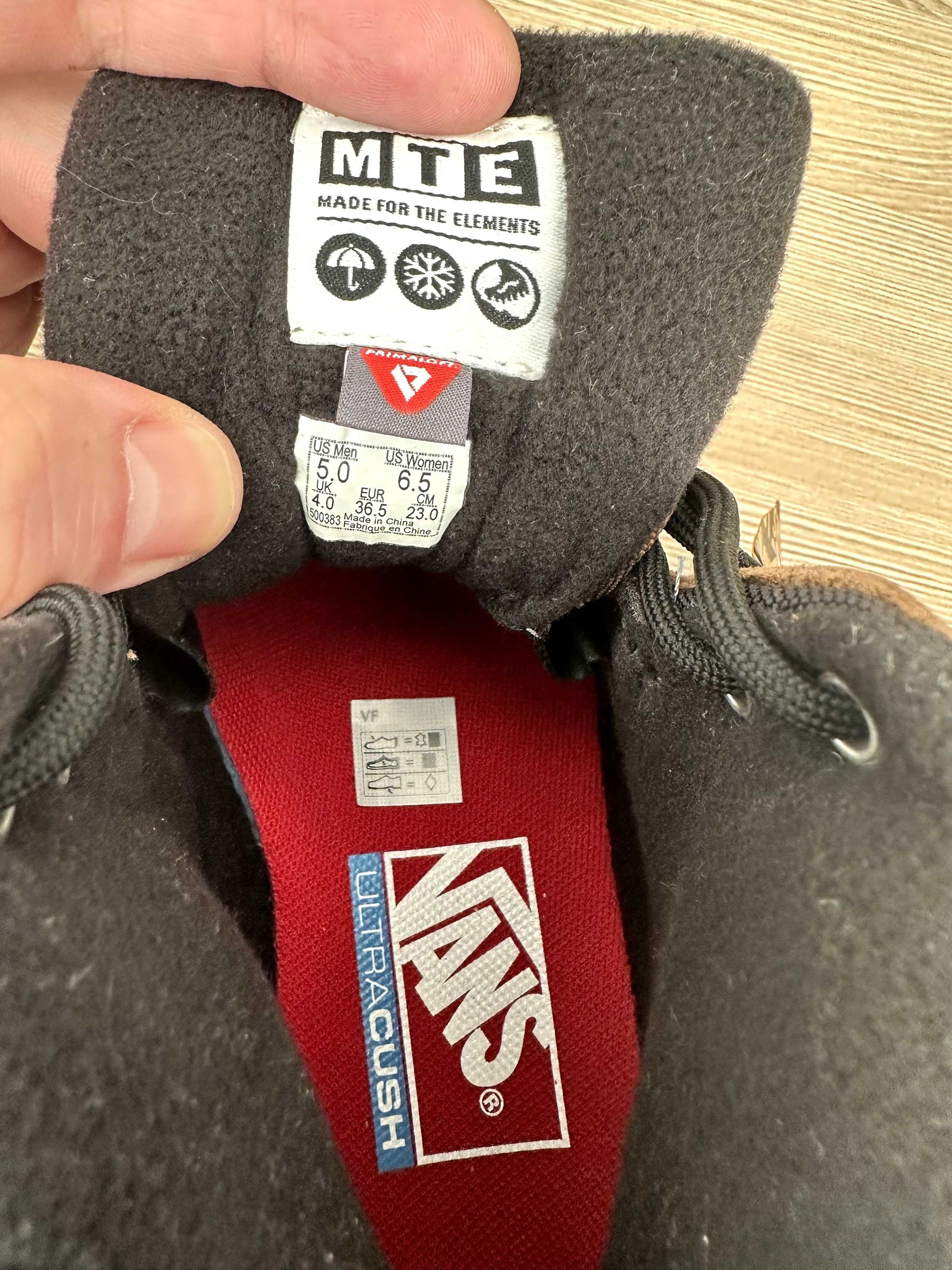 VANS ultrarange exo Hi MTE-1 sneakers broun size 36,5 eur розмір НОВІ