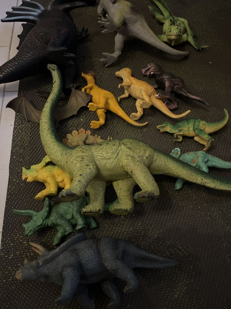 Lote 13 Dinossauros Brinquedo/Exposiçao