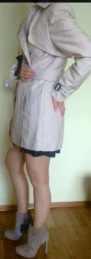 ZARA -Skórzane /zamszowe botki na obcasie r.38 HIT