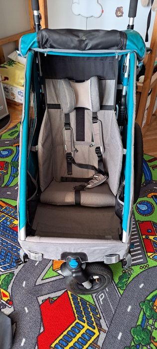 Qeridoo Sportrex 1 pojedyncza przyczepka rowerowa