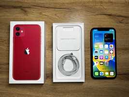 Apple iPhone 11 - 64 GB - kolor czerwony - ładowarka - Szczecin.