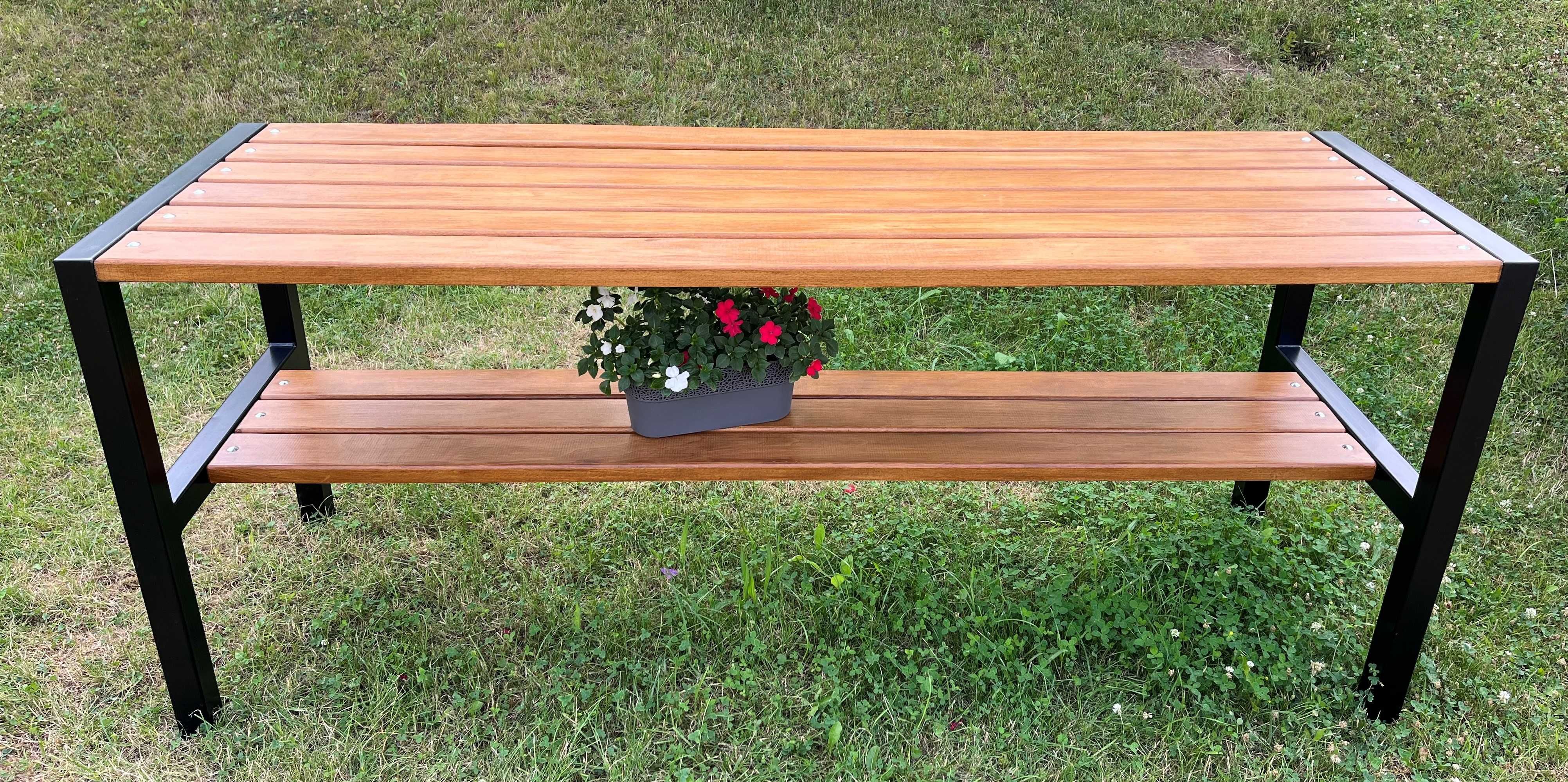 Nogi do stołu ławy ławeczki ogrodowe na wymiar metalowe czarne/różne