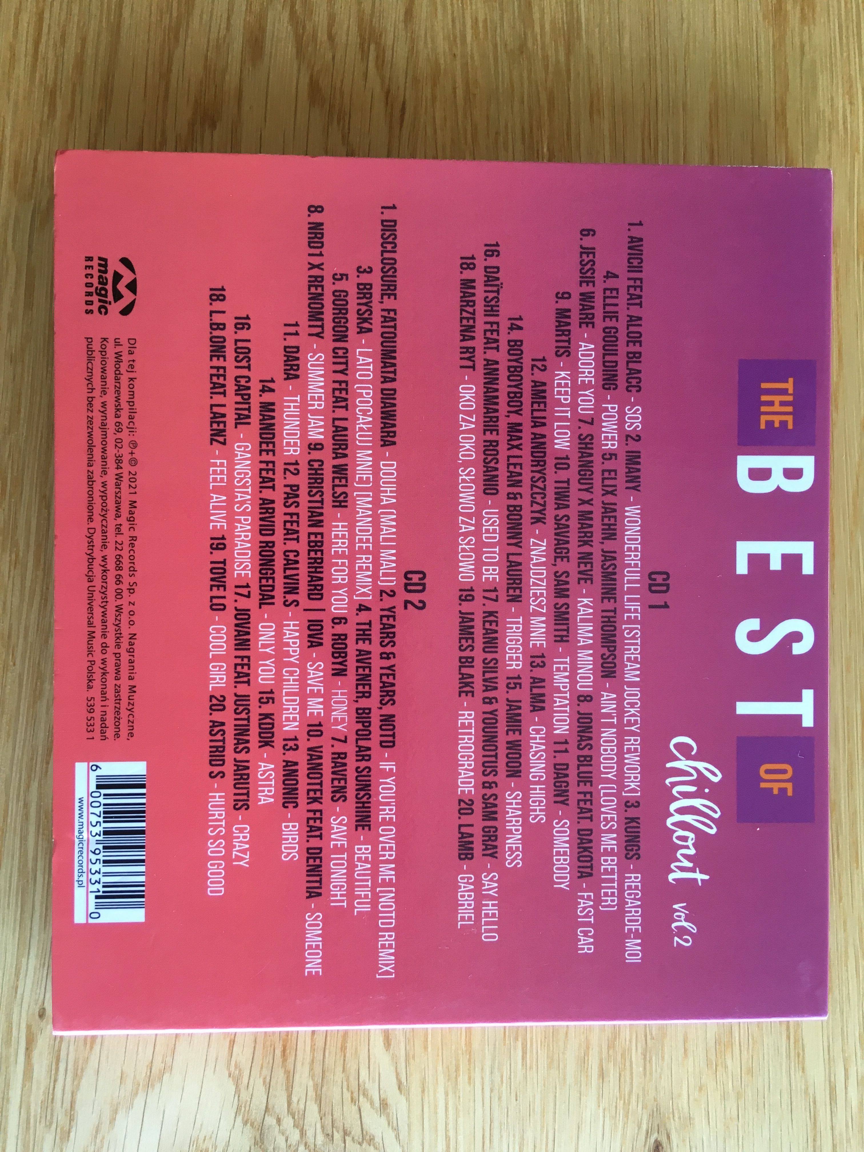 The best of chillout vol2 CD2 Jak nowa!