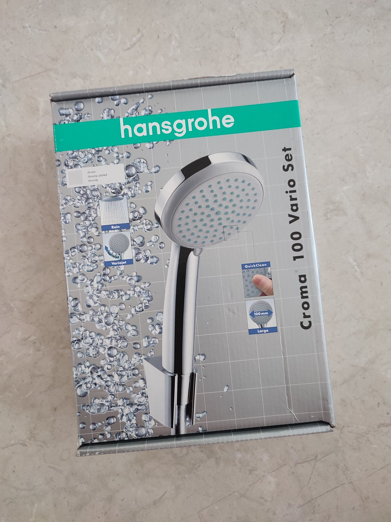 Душовий набір/ручна лійка 27594000 Hansgrohe Vario Croma 100