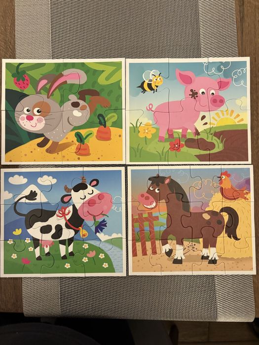 Puzzle zwierzaki