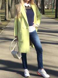 Женское пальто Raslov, пальто лимонного цвета