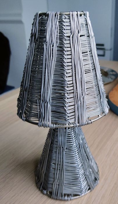 Świecznik iskierka srebrny Glamour