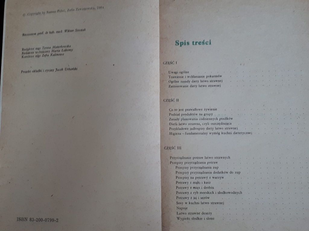 Dieta łatwo strawna Połeć Zawistowska