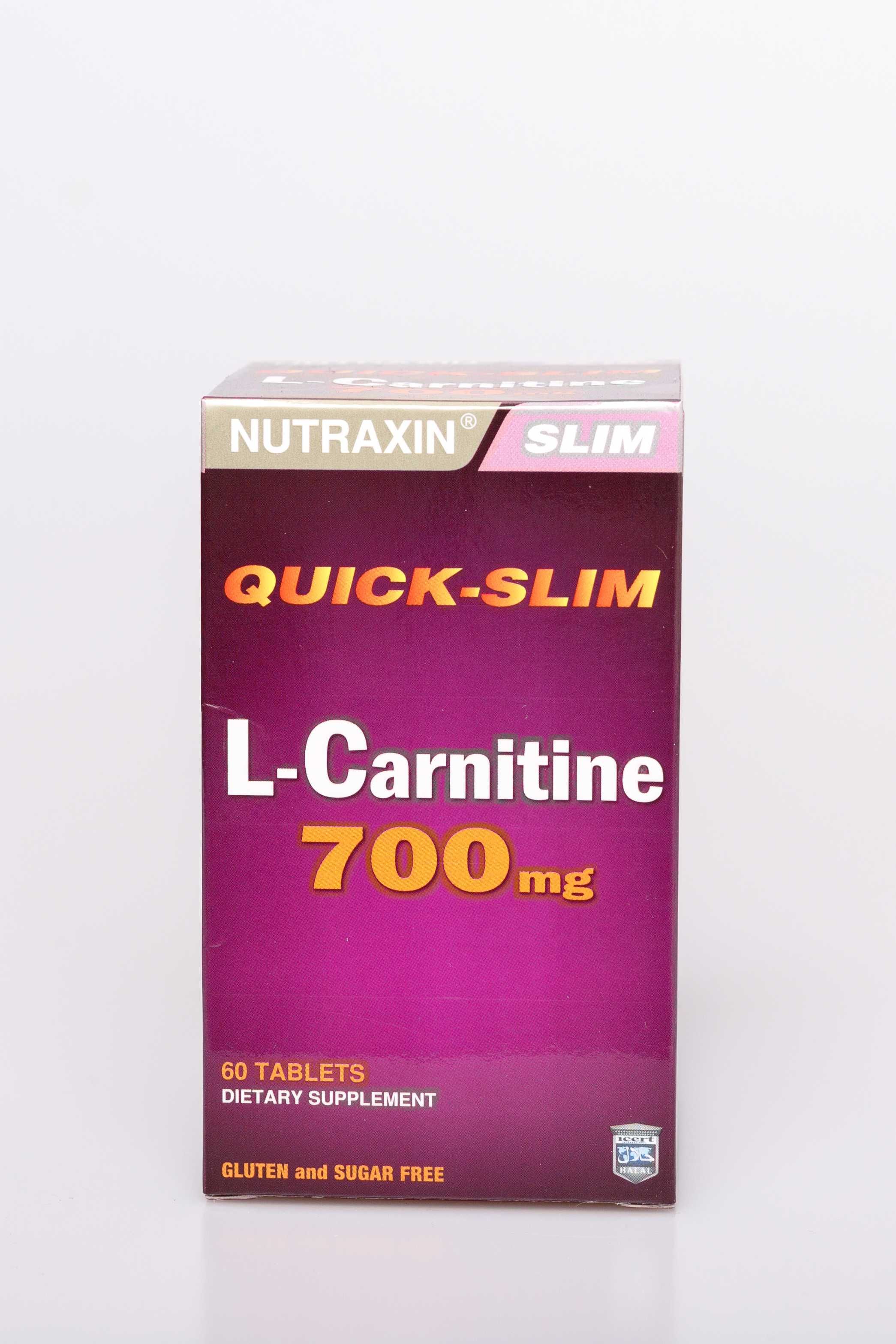 "L-карнітин" NUTRAXIN, 60 таблеток