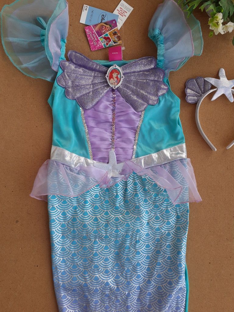 Карнавальна сукня на 8-9 років Русалонька Арієль Принцеса Дісней